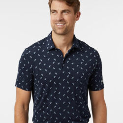 Men's Ultimate365 Mesh Print Polo Thumbnail