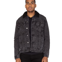 Unisex Sherpa-Lined Denim Jacket Thumbnail