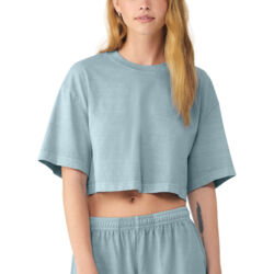 Women's Heavyweight Garment Dyed Cropped Tee Thumbnail