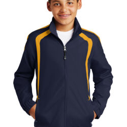 Youth Colorblock Raglan Jacket Thumbnail