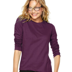 Women's Long Sleeve Premium Jersey Tee Thumbnail