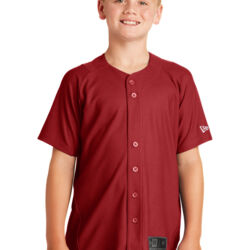 New Era Youth Diamond Era Full Button Jersey YNEA220 Youth Diamond Era Full Button Jersey Thumbnail