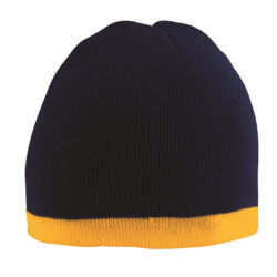 Two-Tone Knit Beanie Thumbnail
