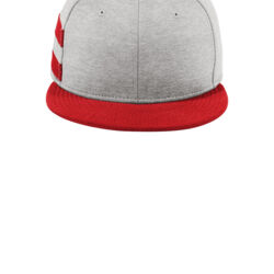 Shadow Heather Striped Flat Bill Snapback Cap Thumbnail