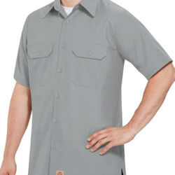 Men's Tall Ripstop Short Sleeve Work Shirt Thumbnail