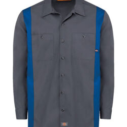 Men's Tall Industrial Colorblocked Long Sleeve Shirt Thumbnail