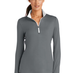 Ladies Dri FIT Stretch 1/2 Zip Cover Up Thumbnail