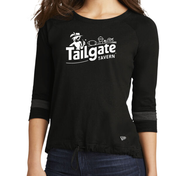Tailgate Logo - Ladies Tri Blend 3/4 Sleeve Tee 2 Tailgate Logo - Ladies Tri Blend 3/4 Sleeve Tee 2 Thumbnail